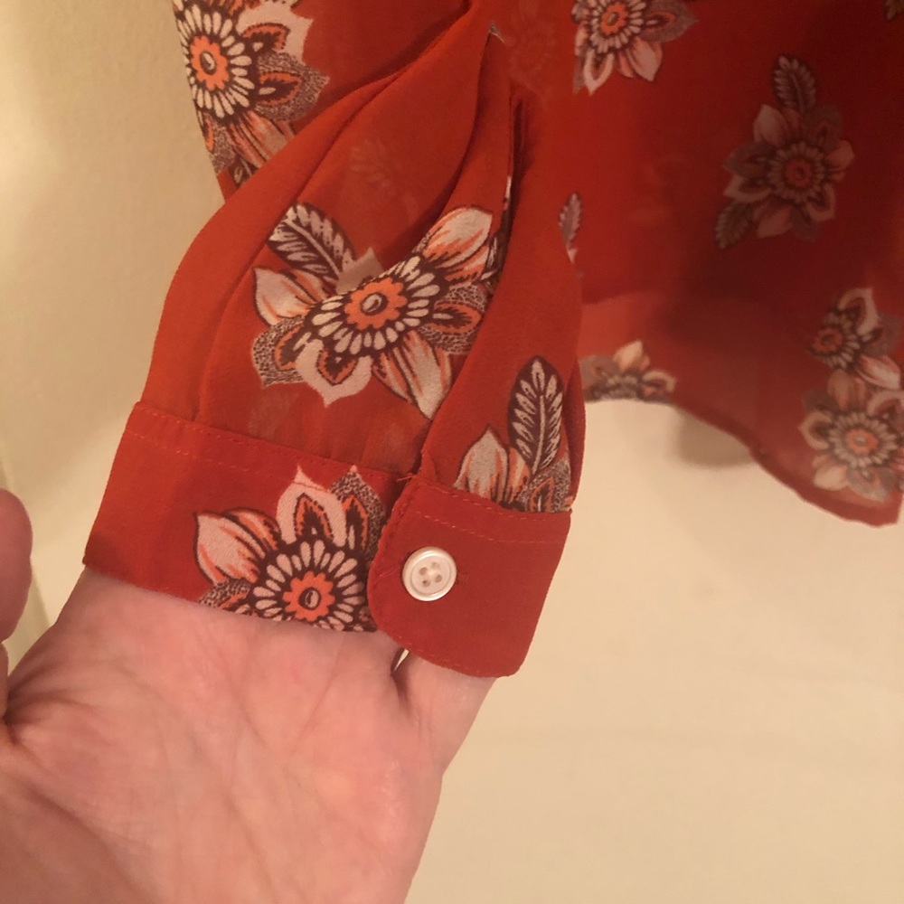 Loft brand sheer blouse - Picture 3 of 5